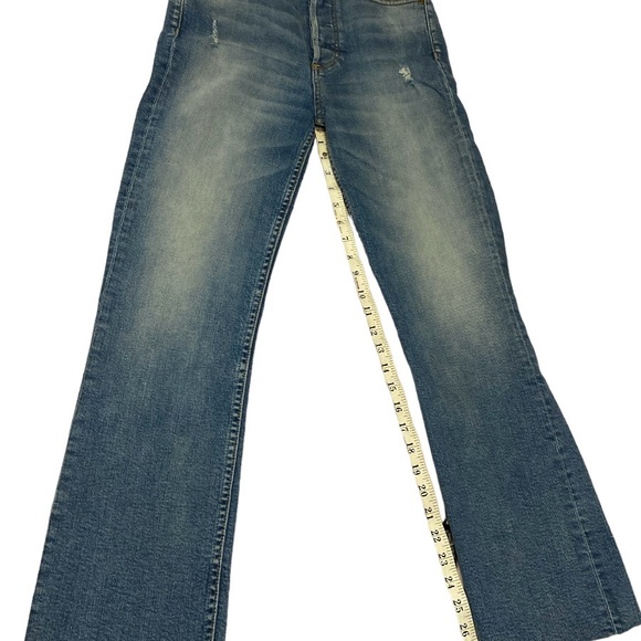 NWT Boyish by HER The Brady style jeans.  Button fly.  Raw hem.  Sz 26 - Picture 5 of 9